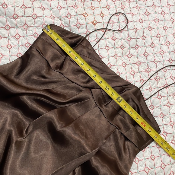 Alfred Angelo asymmetric satin slip dress - Picture 7 of 8